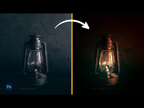 Add Realistic Flames and Lights in Photoshop with just two options | Photoshop Tutorial