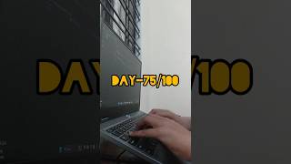 Day-75/100 #100daysofcode #coding