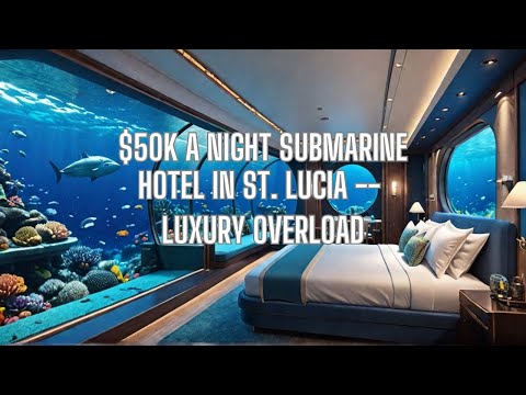 $50K A Night Submarine Hotel in St. Lucia -- Luxury Overload | INFOTAINMENT MEDIA