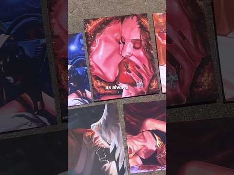 unboxing my print samples ⋆⭒˚.⋆  #artist #unboxing #artprints