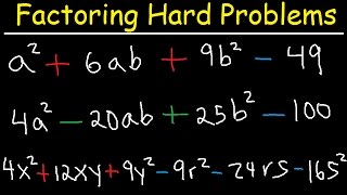 Factoring Polynomials - Hard Challenge Problems & Special Cases