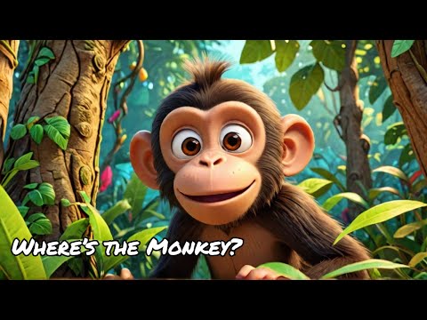 Spot the Sneaky Monkey! 🐒Nursery Rhymes & Kids Songs