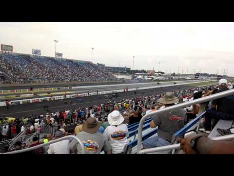 2014 NHRA Drag races Joliet, IL funny car slo-mo