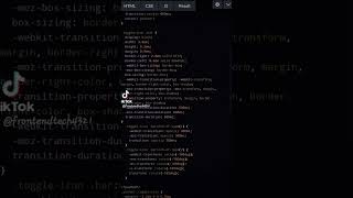 Menu burger#frontendtech4321 #frontend #css #html #js #menu #menuburger #shorts