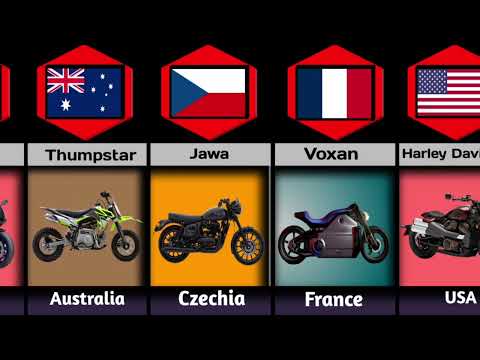Bikes from different countries