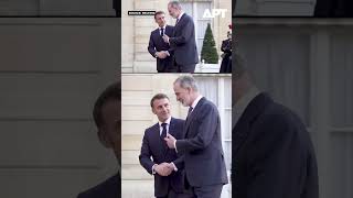 Macron Welcomes Spain’s King Felipe to Elysee Palace in Paris | APT
