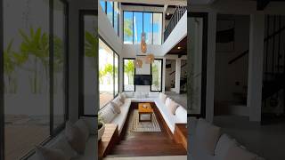 Ready to dive into modern design with tropical vibes and pure perfection? #tropicalhouse #dreamhome