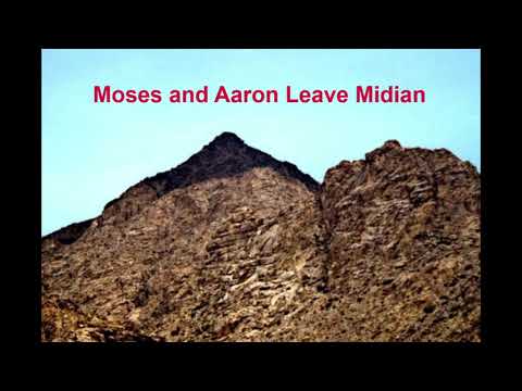 Moses and Aaron return to Egypt from Midian