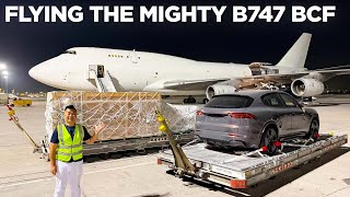 Flying the Mighty Boeing 747-400BCF - One Night as a Cargo Pilot