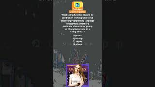 Cloud engineer What string function should be used when working with cloud engineer programming lang