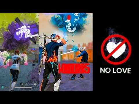 No gf no love no drink only free fire Attitude status