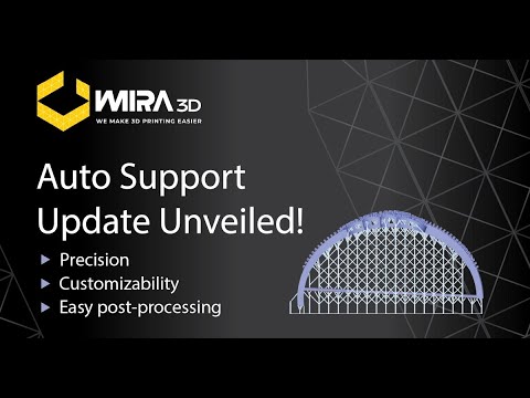 MIRA3D Auto Supports Update for Resin 3D Printers LCD | DLP | SLA