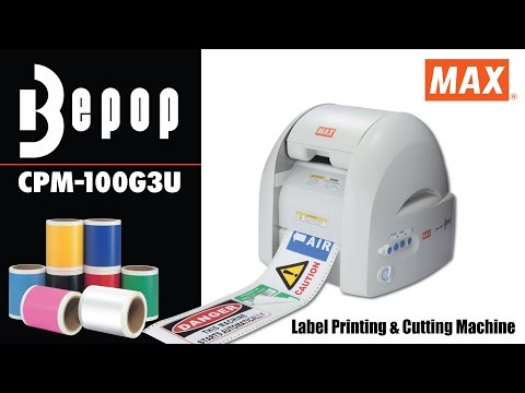 MAX Bepop CPM-100G3U - Label Printing & Cutting Machine
