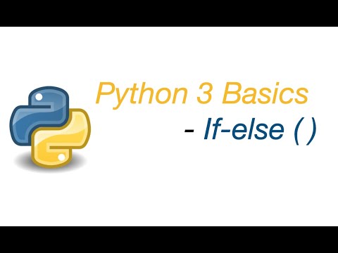 Python 3 basics: if else condition