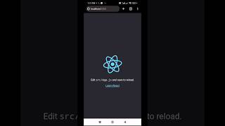 How to run React in Android #react #reactjs #reactjstutorial #reactjsdeveloper #reactjsforbeginners
