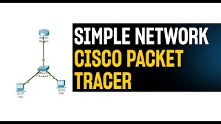 Cisco Packet Tracer | Simple Network Setup | One Router One Switch Two Computers