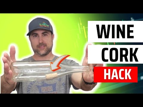 CORK HACK | How To Get A Wine Cork Out Of A Bottle Without Breaking It