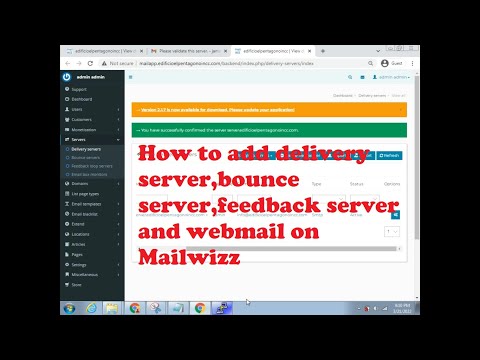 How to add delivery server for smtp