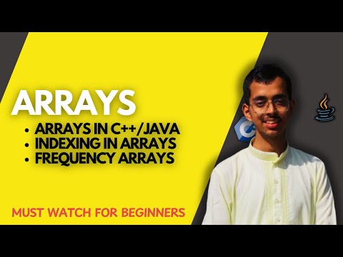 Array Data Structure || Arrays in C/C++/Java || indexing || Frequency Array