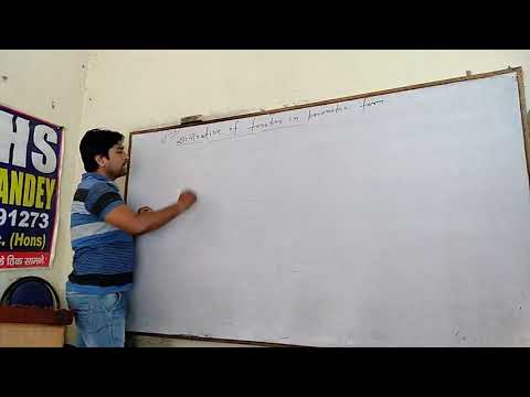 derivative of parametric functions