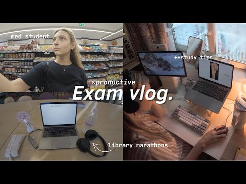 Study vlog | lab exams, long library days & anatomy overload ☕📖