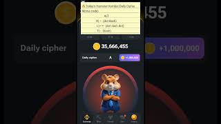 25-06-2024🔥Today’s Hamster Kombat Daily Cipher Morse code #hamstercode#hamsterkombat #learningwithzs