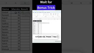 "Excel IF Function + Bonus Trick You Didn’t Know! 💡" #exceltips #officetips #exceltricks #excelhack