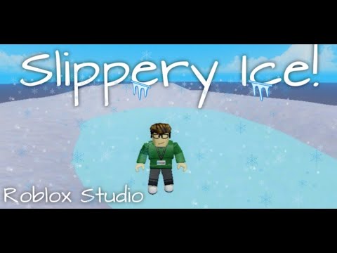 How to make slippery ice in Roblox Studio!