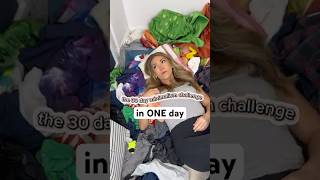 30 DAY MINIMALISM CHALLENGE in ONE DAY #decluttering #momlife