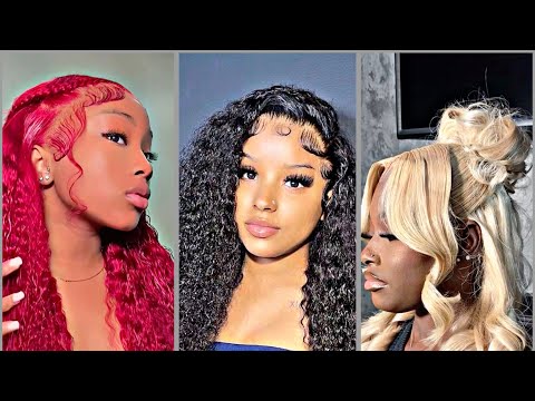 Wig install compilation #wiginstall #fyp #viral #wighair