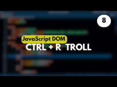 Stop Ctrl + R Using JavaScript 😈 | DOM EP8