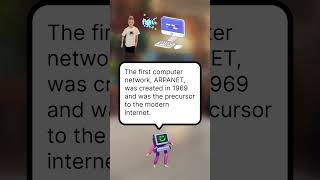 The first computer network, ARPANET,was created in 1969 and was the precursor to the modern internet