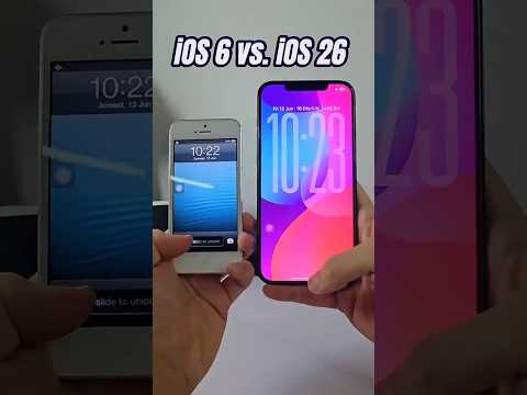 iOS 6 vs. iOS 26 #ios6 #ios26 #apple #iphone