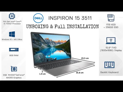 Dell Inspiron 3511 || Unboxing & Full Installation || By A.I.H Tech
