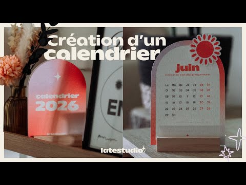 Let's create a desk calendar together + GIVEAWAY ✨