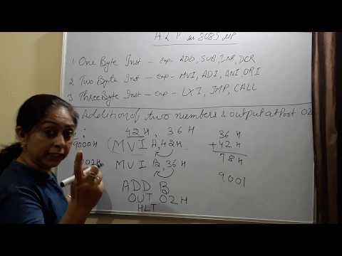 ASSEMBLY LANGUAGE PROGRAMMING IN 8085 M.P.