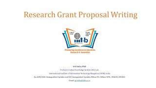Research Grant Proposal Writing #researchproposal