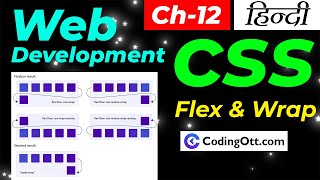 #12 Flex Gap flex-wrap row-gap | CSS 2 tutorial for beginners | Web Development Tutorial in Hindi