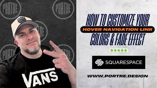🔥 How to Customize Your SquareSpace Navigation Menu (Hover Color & Fade Effects!)
