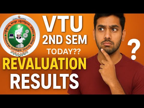 Vtu 2nd sem revaluation results 2025|| vtu 2nd sem updates|| #vturesults #vtustudents #vtu 