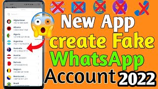 How to create fake WhatsApp 2022 | GET USA whatsapp Numbers | 100% working method | virtual app 2022