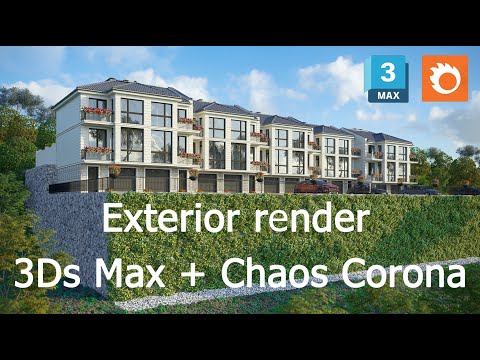 Townhouse 3D visualization