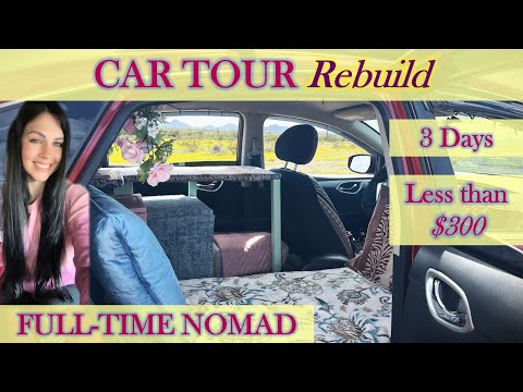 CAR-TOUR Rebuild: Storage in my CAR-Home while Traveling Full-Time Across the West