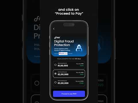Buy Digital Fraud Insurance on Freo App | Step-by-Step Guide #shotrs