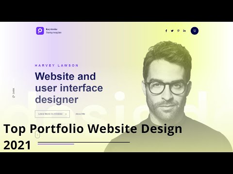 best personal portfolio web design templates inspiration 2021 | Portfolio web design | webcoder
