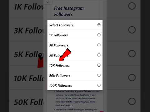 10K free FOLLOWERS 🧨 | Instagram followers kaise badhaye 2025 #shorts #instagram #instagramfollowers