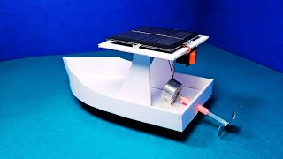 How to make a Solar Boat   ||   DIY Solar Powered Boat    #diy   #boat