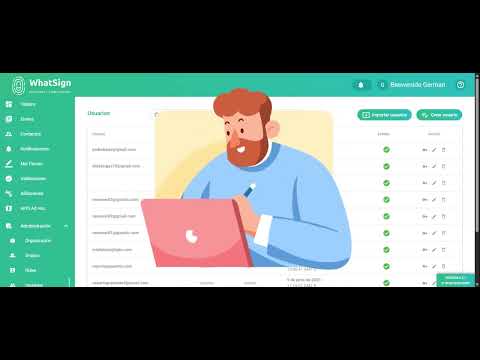 Creación y edición de usuarios - Whatsign