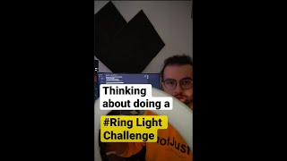 Should I do this ring light trend?  #ringlight #shorts