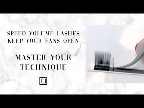 Speed Russian Volume Lashing! [KEEP YOUR FANS OPEN] Master Your Lash Technique!